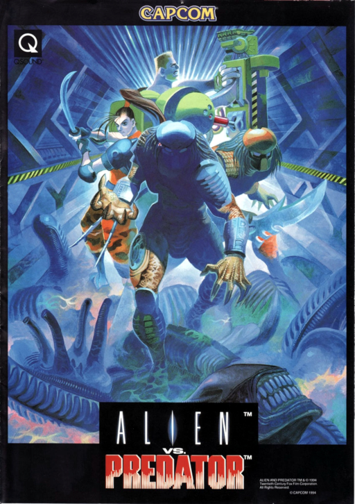 Alien vs Predator (940520 Euro) Arcade Game Cover